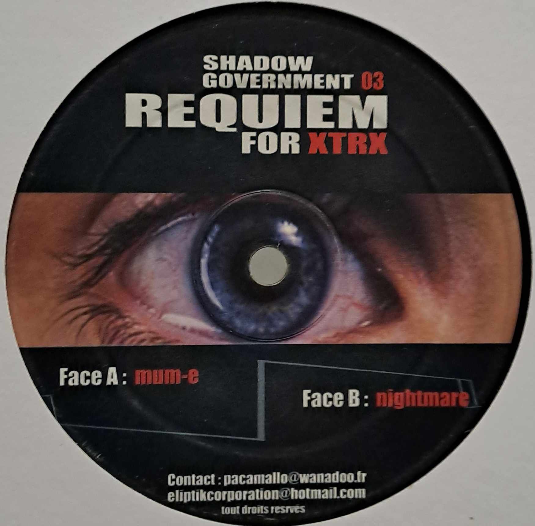 Shadow Government 03 - vinyle freetekno